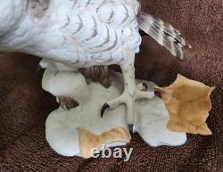 The Snowy Owl By George McMonigle The Franklin Mint 1989 Sculpture