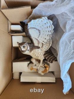 The Snowy Owl By George McMonigle The Franklin Mint 1989 Sculpture