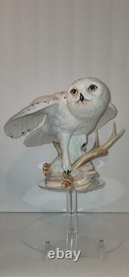 The Snowy Owl By George McMonigle The Franklin Mint 1989 Vintage Sculpture