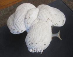 The Snowy Owl By George McMonigle The Franklin Mint 1989 Vintage Sculpture