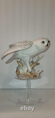 The Snowy Owl By George McMonigle The Franklin Mint 1989 Vintage Sculpture
