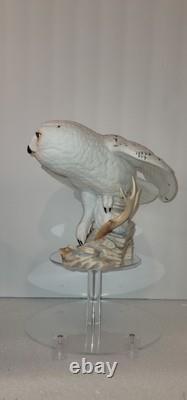 The Snowy Owl By George McMonigle The Franklin Mint 1989 Vintage Sculpture