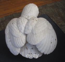 The Snowy Owl By George McMonigle The Franklin Mint 1989 Vintage Sculpture