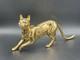 The Treasured Cat of Cleopatra Figurine 24KT Gold Paint Franklin Mint Shiny