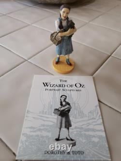 The Wizard Of Oz Portrait Sculptures By The Franklin Mint 20 Piece Set & Display