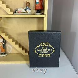 The Woodmouse Family 22 Porcelain Mice Figures Franklin Mint with Display Case