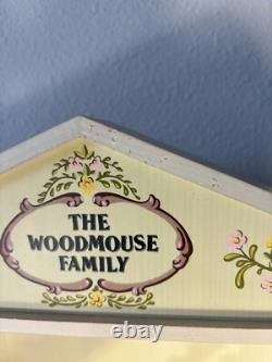 The Woodmouse Family w House & Family Tree Collection of 23 Figures