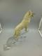 Top Notch Large 1988 Franklin Mint Cry Of The North Wolf On A Crystal Base