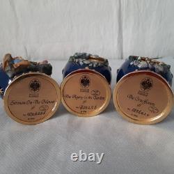 U16032 Franklin Mint House of Faberge 12 Egg Life of Christ with wood di G3D