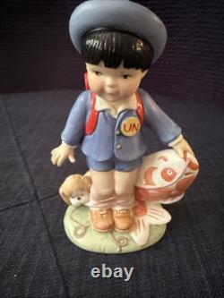 U N Children Franklin Mint Lot of 9 with Certificates