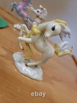 Ultra Rare The Franklin Mint Pretty Ponies Porcelain Set Of 6 1991 Horses Sample