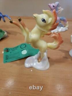 Ultra Rare The Franklin Mint Pretty Ponies Porcelain Set Of 6 1991 Horses Sample