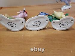 Ultra Rare The Franklin Mint Pretty Ponies Porcelain Set Of 6 1991 Horses Sample