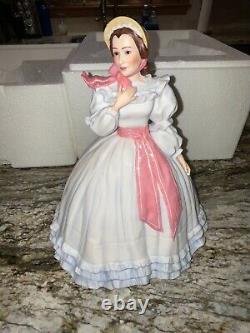 VERY RARE 1988 Franklin Mint Gone With The Wind Melanie Wilkes 11 tall Figurine