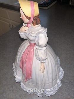 VERY RARE 1988 Franklin Mint Gone With The Wind Melanie Wilkes 11 tall Figurine