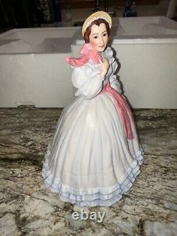 VERY RARE 1988 Franklin Mint Gone With The Wind Melanie Wilkes 11 tall Figurine