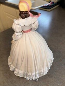 VERY RARE 1988 Franklin Mint Gone With The Wind Melanie Wilkes 11 tall Figurine