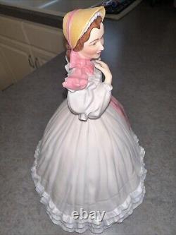 VERY RARE 1988 Franklin Mint Gone With The Wind Melanie Wilkes 11 tall Figurine