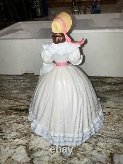 VERY RARE 1988 Franklin Mint Gone With The Wind Melanie Wilkes 11 tall Figurine