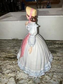 VERY RARE 1988 Franklin Mint Gone With The Wind Melanie Wilkes 11 tall Figurine