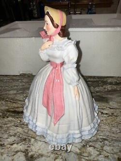 VERY RARE 1988 Franklin Mint Gone With The Wind Melanie Wilkes 11 tall Figurine