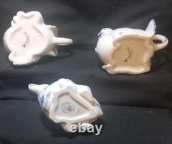 VERY RARE COMPLETE 12 Hallie Greer Country Friends Creamers FRANKLIN MINT