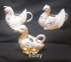 VERY RARE COMPLETE 12 Hallie Greer Country Friends Creamers FRANKLIN MINT