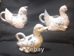 VERY RARE COMPLETE 12 Hallie Greer Country Friends Creamers FRANKLIN MINT