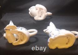 VERY RARE COMPLETE 12 Hallie Greer Country Friends Creamers FRANKLIN MINT