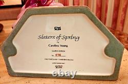 VERY RARE Franklin Mint Figurine Sisters of Spring 27cm High x 21cm Wide