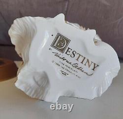 VINTAGE 1988 ART DECO DESTINY PORCELAIN STATUE FIGURINE by Victoria Oldham