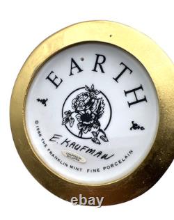 VTG Franklin Mint 1988 E. Kaufman Earth Art Nouveau Woman Figurine Porcelain