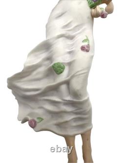 VTG Franklin Mint 1988 E. Kaufman Earth Art Nouveau Woman Figurine Porcelain