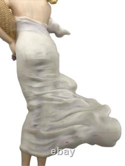 VTG Franklin Mint 1988 E. Kaufman Earth Art Nouveau Woman Figurine Porcelain