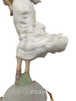 VTG Franklin Mint 1988 E. Kaufman Earth Art Nouveau Woman Figurine Porcelain