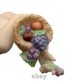 VTG Franklin Mint 1988 E. Kaufman Earth Art Nouveau Woman Figurine Porcelain