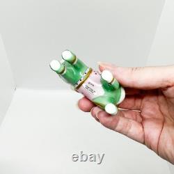 VTG Franklin Mint Curio Cat Cats Famille Rose Porcelain Floral Gummy Figurine