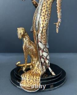 VTG Franklin Mint House of Erte Art Deco OCELOT Figurine Limited Edition 9