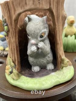 VTG Franklin Mint Woodland Surprises Lot of 11 Jaqueline B. Smith 1984 with Stand