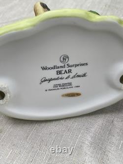 VTG Franklin Mint Woodland Surprises Lot of 11 Jaqueline B. Smith 1984 with Stand