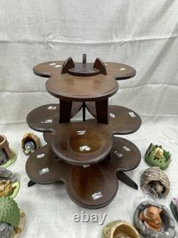 VTG Franklin Mint Woodland Surprises Lot of 11 Jaqueline B. Smith 1984 with Stand