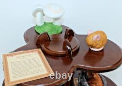 VTG Franklin Mint Woodland Surprises Lot of 12 Jaqueline B. Smith 1984 with Stand
