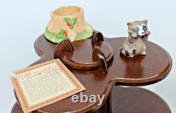VTG Franklin Mint Woodland Surprises Lot of 12 Jaqueline B. Smith 1984 with Stand