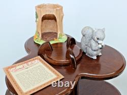 VTG Franklin Mint Woodland Surprises Lot of 12 Jaqueline B. Smith 1984 with Stand