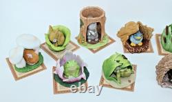 VTG Franklin Mint Woodland Surprises Lot of 12 Jaqueline B. Smith 1984 with Stand