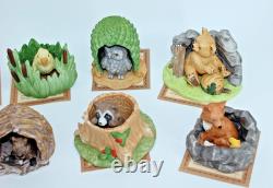 VTG Franklin Mint Woodland Surprises Lot of 12 Jaqueline B. Smith 1984 with Stand