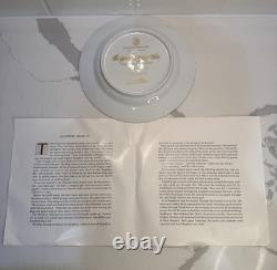 VTG Grimm's Fairy Tales Porcelain Plates Set Of 12 Franklin Mint 1978 In Boxes