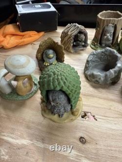 VTG Lot Collection 10 Franklin Mint Safari Surprises Porcelain Animal Figurines