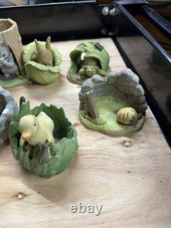 VTG Lot Collection 10 Franklin Mint Safari Surprises Porcelain Animal Figurines