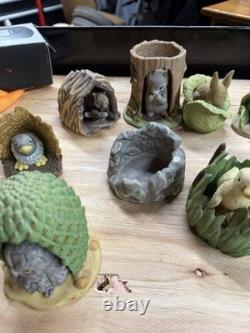 VTG Lot Collection 10 Franklin Mint Safari Surprises Porcelain Animal Figurines